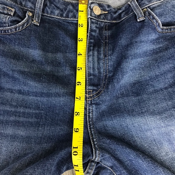 TopShop Moto Dree High Waist Raw Hem Jeans 34 - Picture 6 of 7